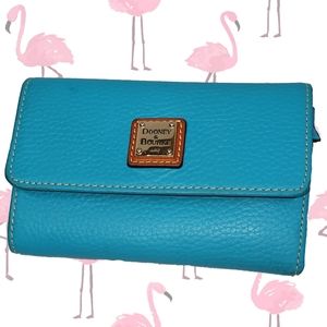 Dooney & Bourke Pebbled Grain Flap Wallet